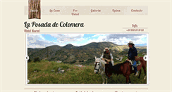 Desktop Screenshot of laposadadecolomera.com